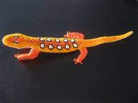 A beadwork representation of an Eft.